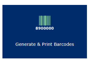generate and print barcodes